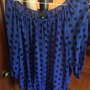 Worthington sheer blouse